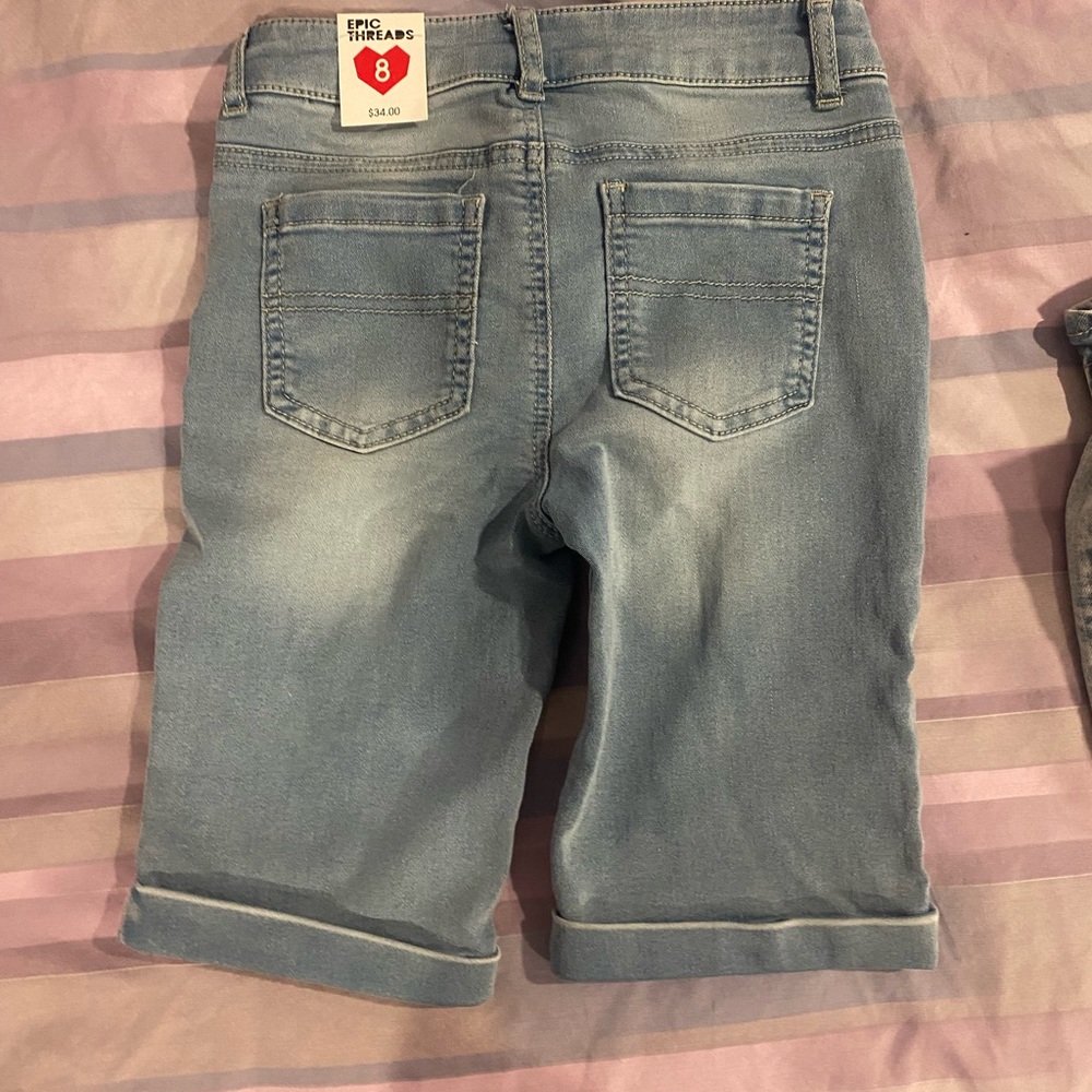 Jean bermuda shorts